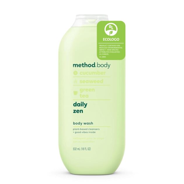 Method cucumber seaweed body wash
