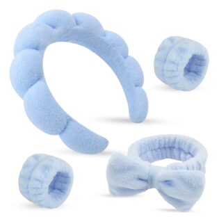 Beauty Sponge Head Band And Wrist Band 