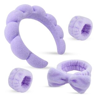 Beauty Sponge Head Band And Wrist Band 