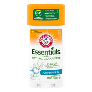 ARM & HAMMER Essentials Deodorant, with Natural Deodorizers, Coconut Geranium
