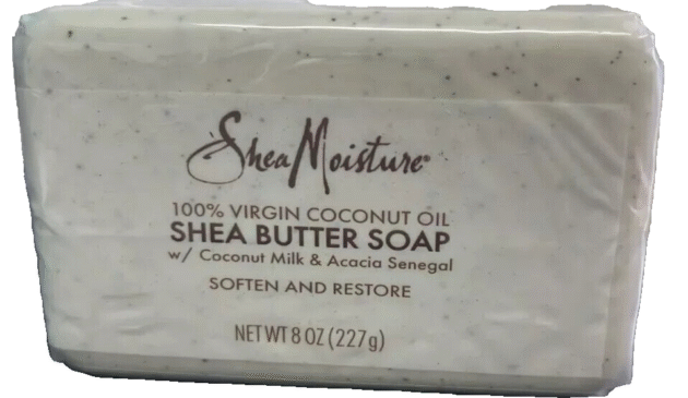Shea Moisture 100% Virgin Coconut Oil W/ Coconut Milk & Acacia Bar Soap 8 oz
