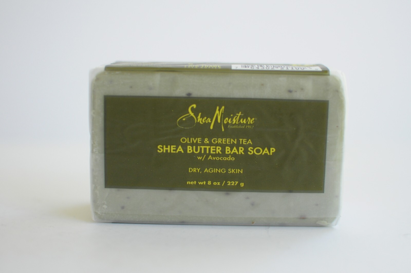 Shea Moisture Olive Green Tea Shea Butter Bar Soap Avocado for Dry Aging Skin