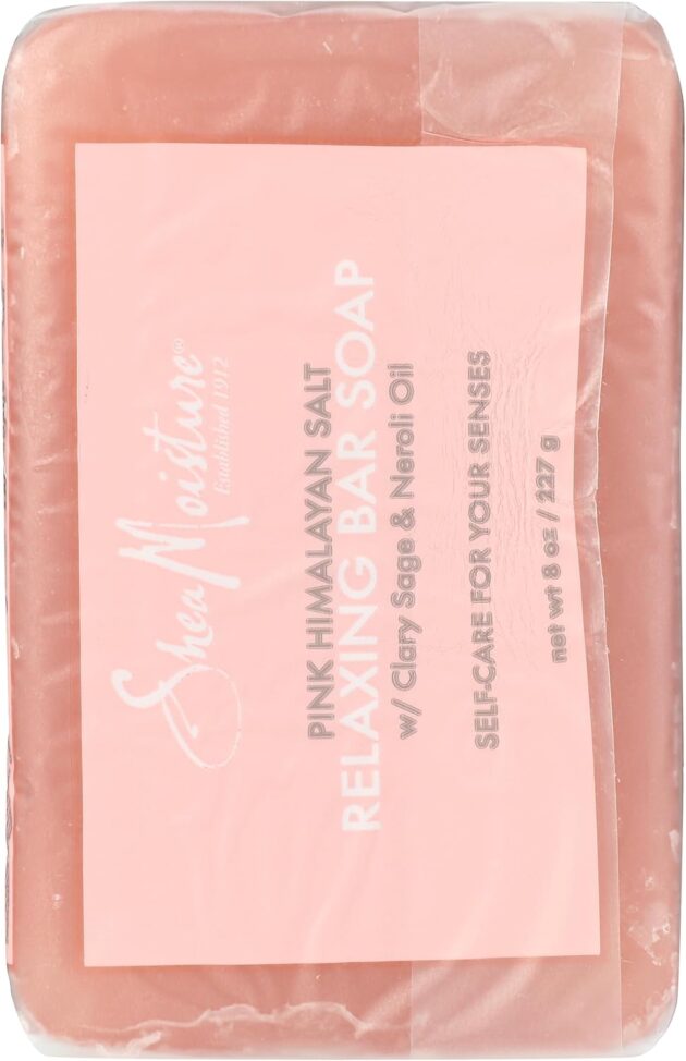 SHEA MOISTURE Relaxing Pink Himalayan Salt Bar Soap