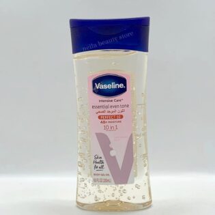 Vaseline Essential Even tone Perfect 10, Brightening Body Gel Oil.
