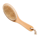 Bamboo Curved Long Handle Dry Brushes
