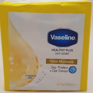 Vaseline Healthy Plus Bar Soap Total Moisture - 3 x 75 gram