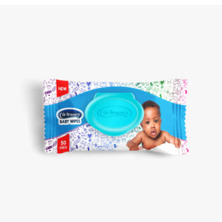 Dr Brown Wipes Small