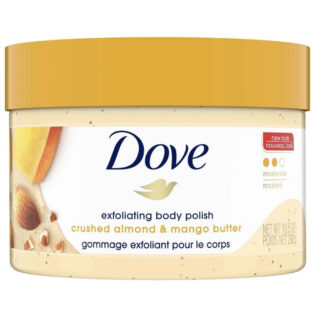 Dove Beauty Crushed Almond & Mango Butter Exfoliating Body Polish Scrub