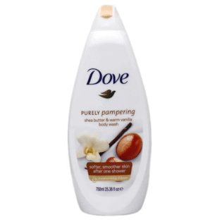 DOVE PURELY PAMPERING WARM VANILLA BODY WASH 750ml