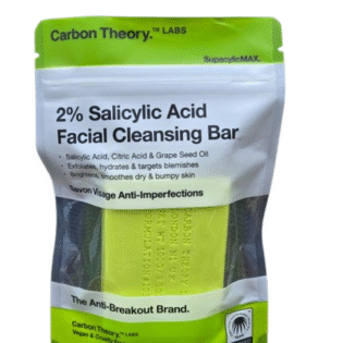 Carbon Theory 2% Salicylic Facial Cleansing Bar & Travel Tin