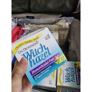 Dickinsons Witch Hazel Hemorrhoidal Pads with Aloe