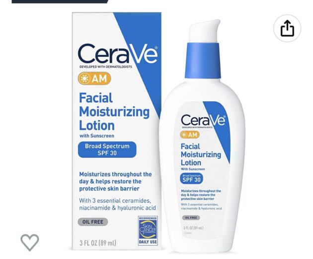 CeraVe AM Facial Moisturizing Lotion