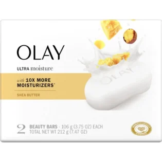 OLAY ULTRA MOISTURE  SHEA BUTTER  (2 Beauty Bars)