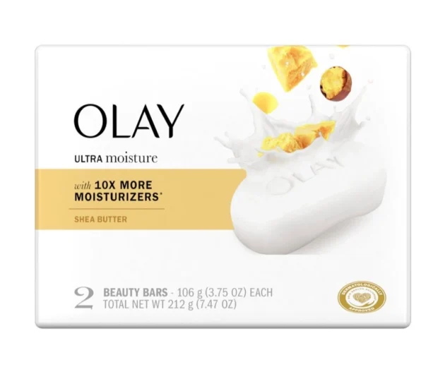 OLAY ULTRA MOISTURE  SHEA BUTTER  (2 Beauty Bars)