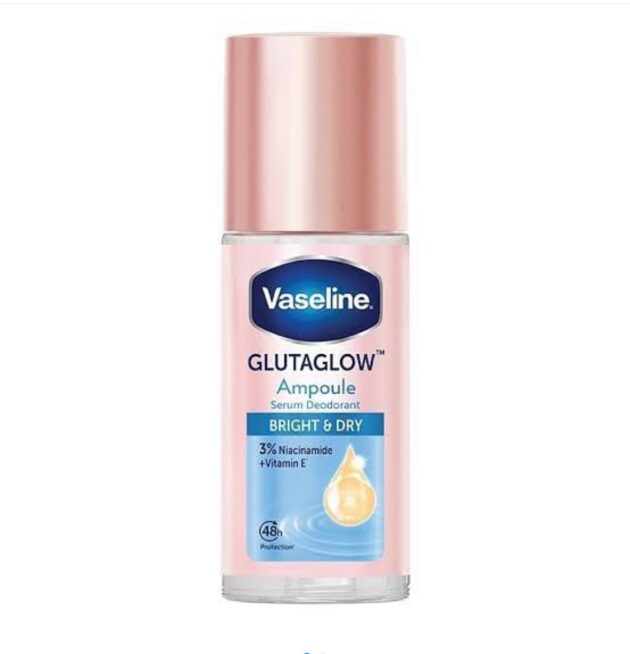 Vaseline bright and dry roll on