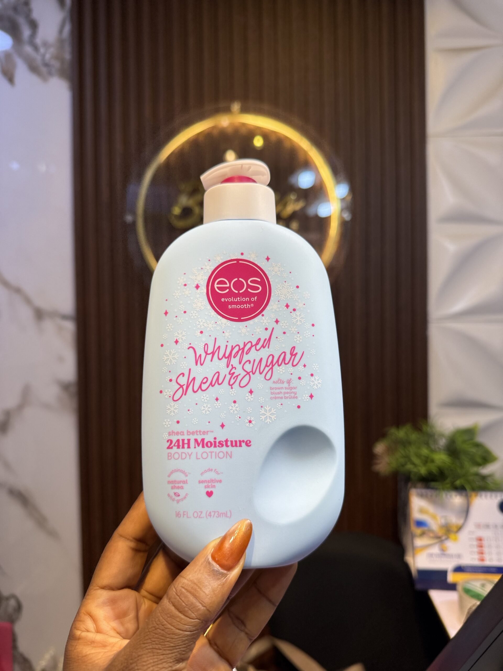EOS  whipped shea and sugar lotion