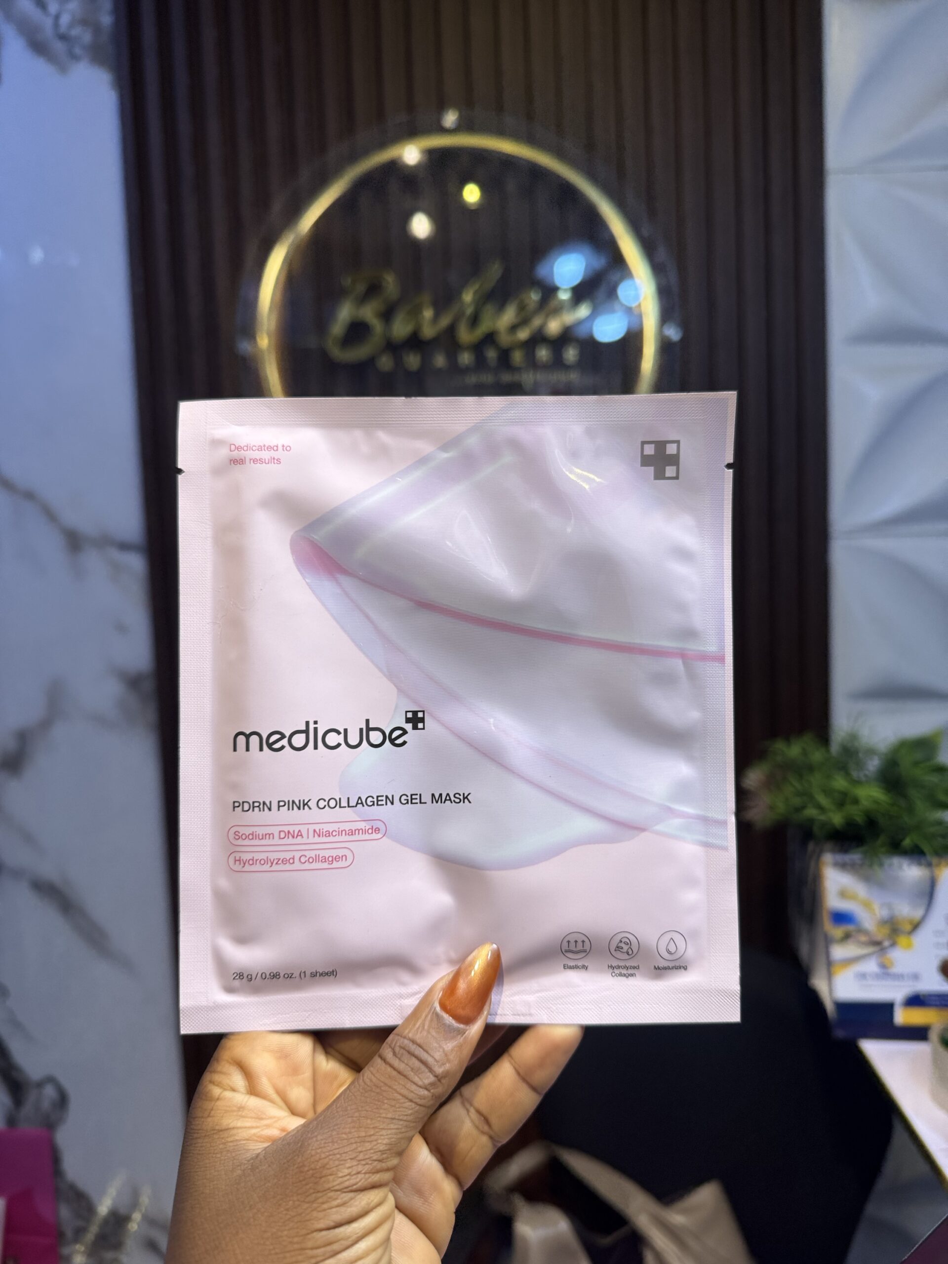 Medicube pink pdrn collagen mask