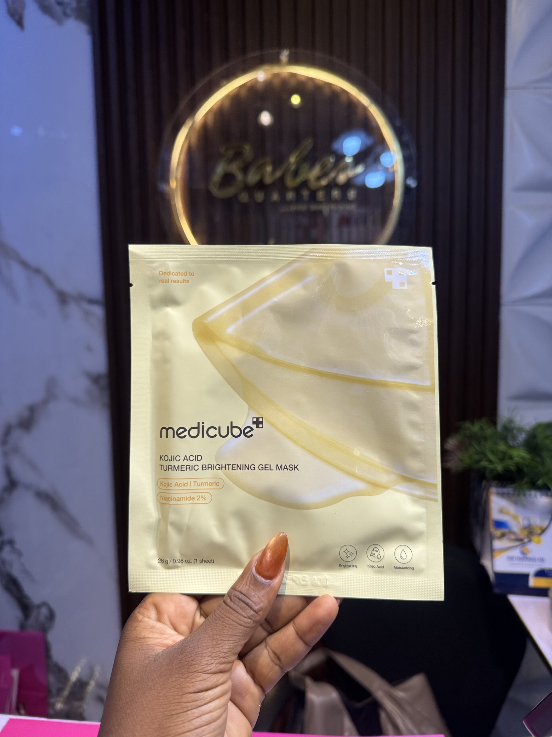 Medicube kojic and tumeric mask
