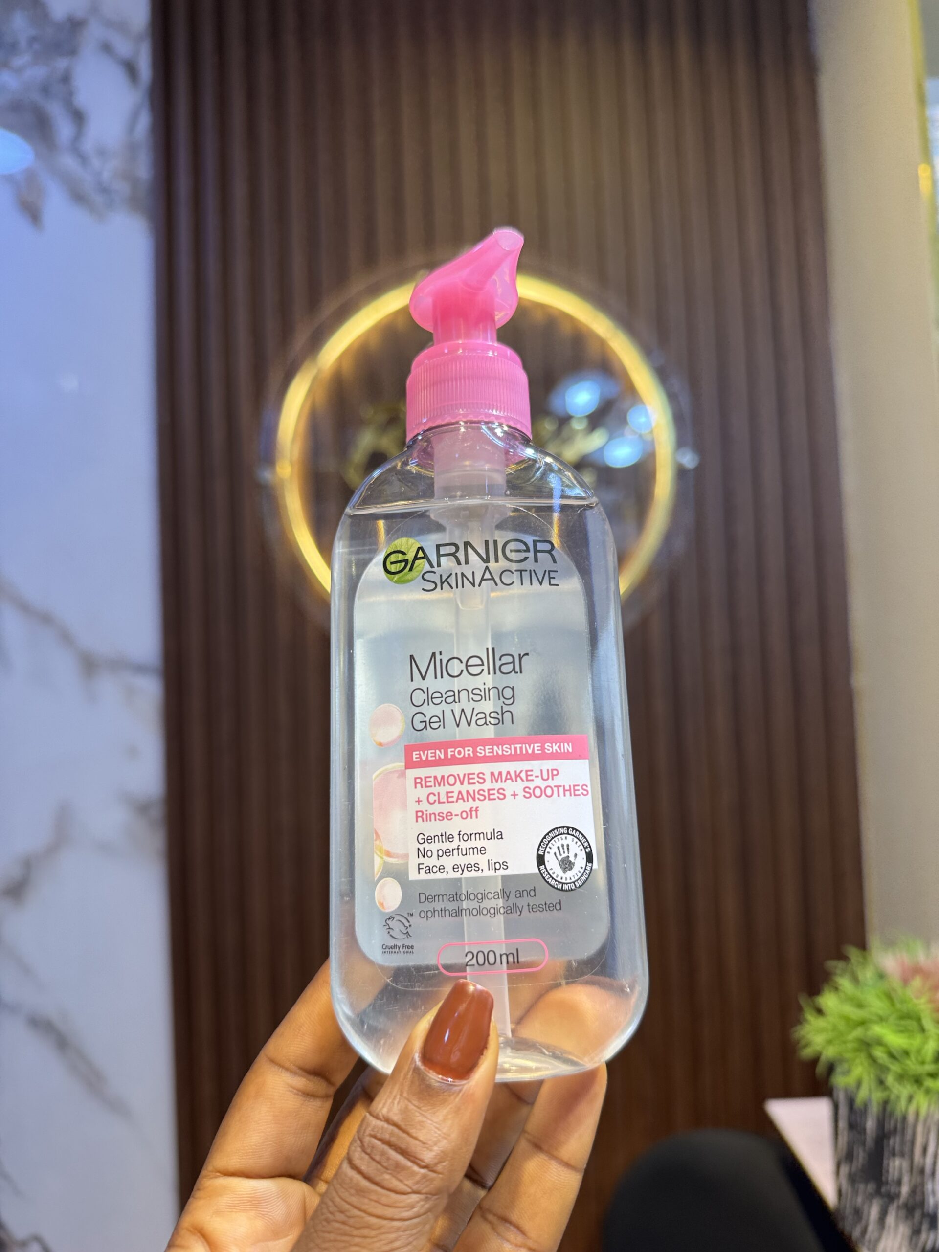 Garnier micellar gel wash