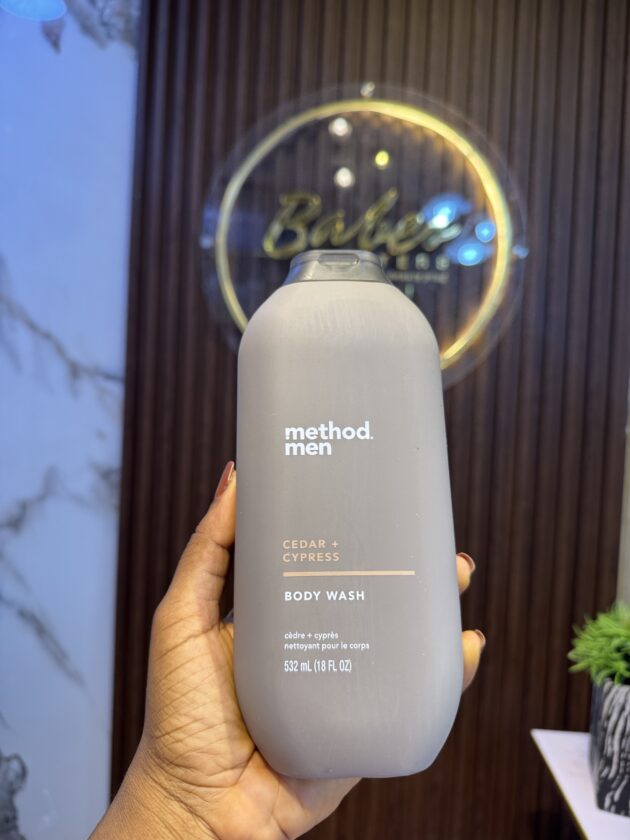 Method cedar cypress bodywash