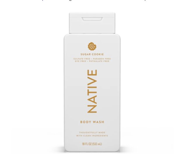 Native sugar cookie body wash