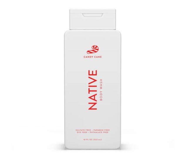 Native candy cane bodywash