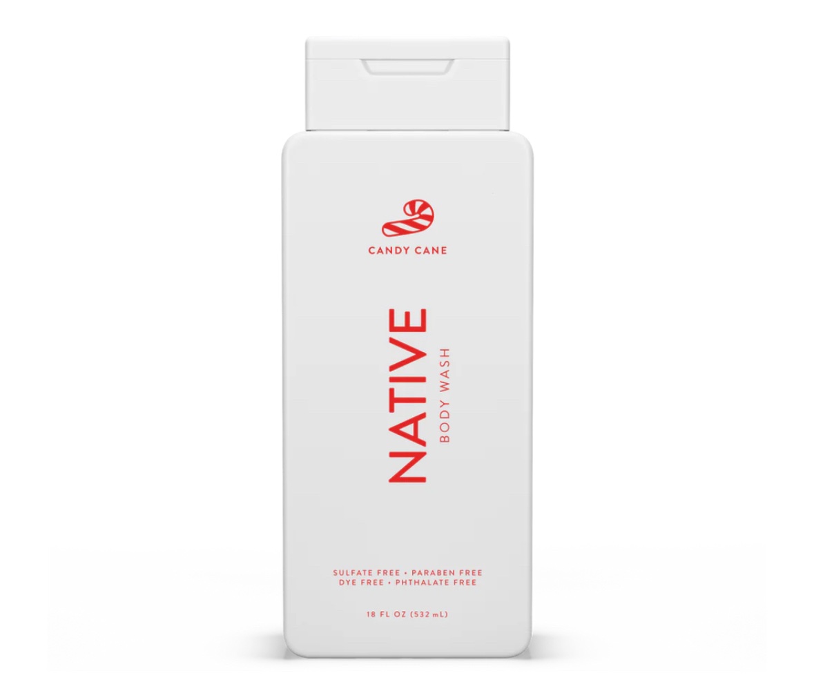 Native candy cane bodywash