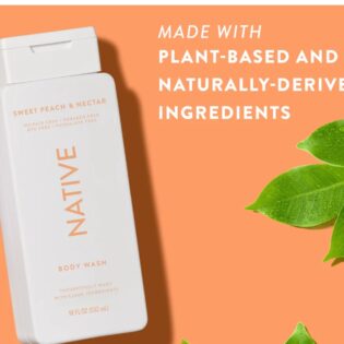 Native sweet peach & nectar wash