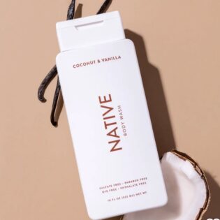 Native coconut and vanilla bodywash