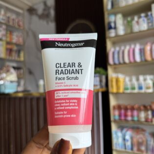 NEUTROGENA clear and radiant face scrub