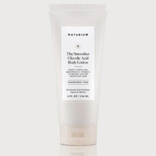 Naturium smoother glycolic acid body lotion