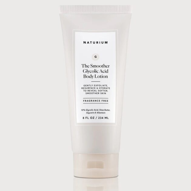 Naturium smoother glycolic acid body lotion