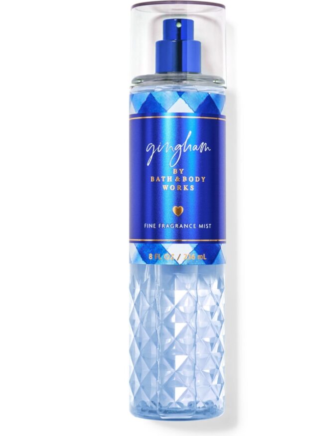 Bath and body gingham body mist