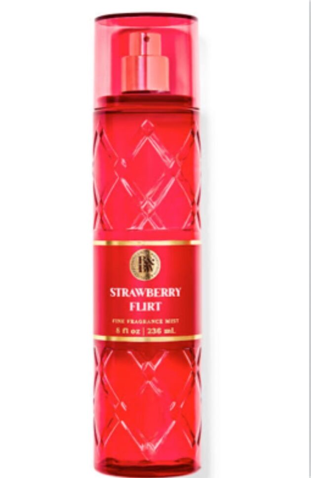 Bath and body strawberry flirt mist