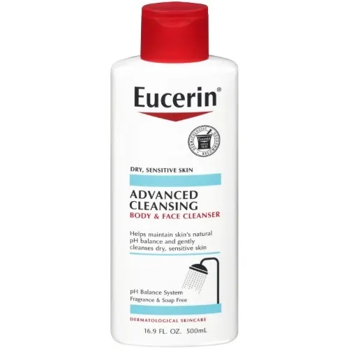 Eucerin advanced cleansing body and face cleanser