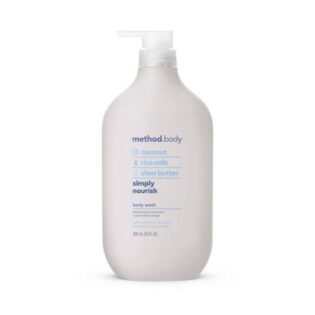 Method body coconut rice milk shea butter simply nourish bodywash 829ml