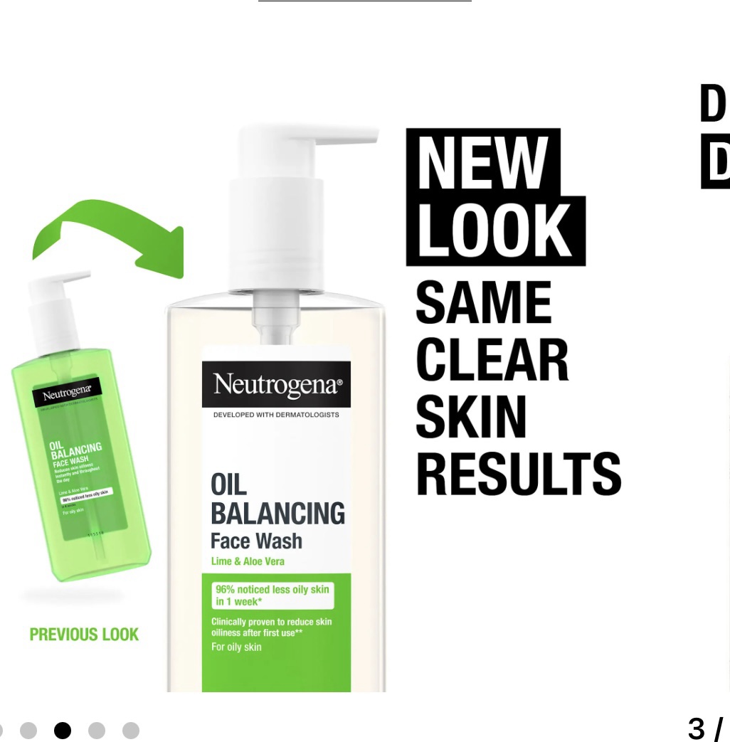 NeutroGENA oil balancing face wash - Image 2