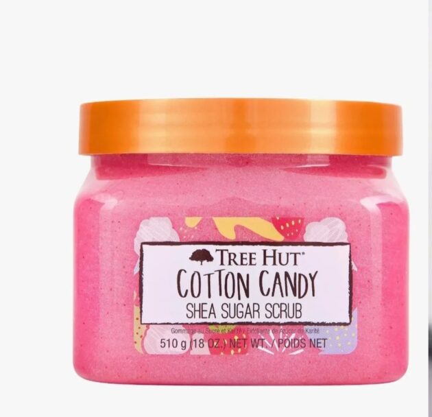 Tree hut cotton candy body scrub