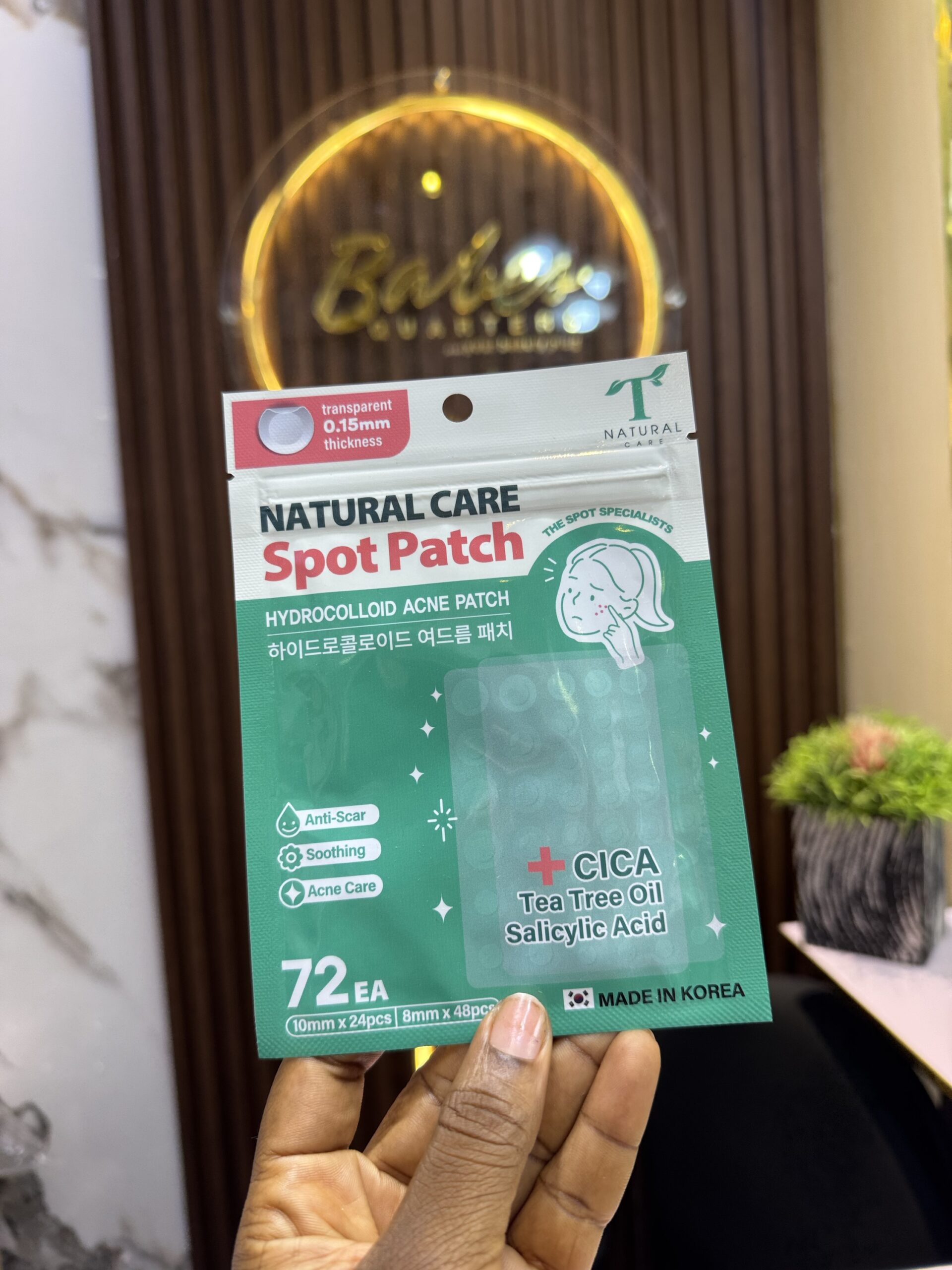 T natural pimple patch