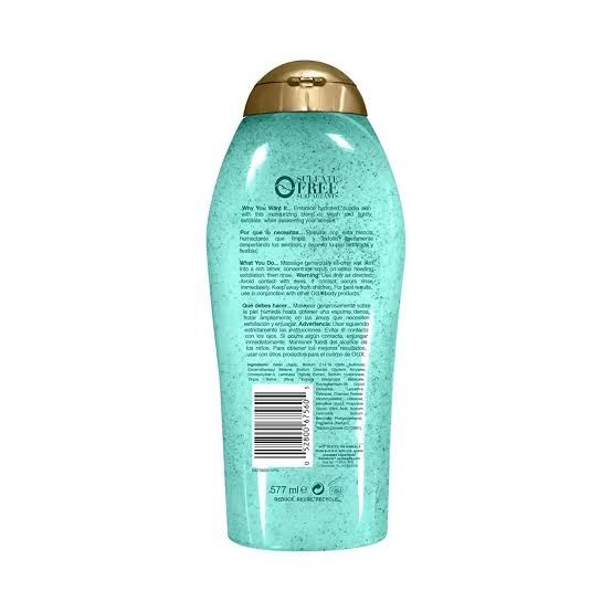 Ogx hyaluronic and sea salt body wash - Image 2