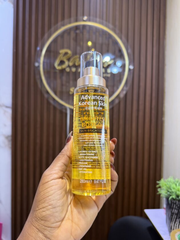 Advanced Korean skin brightening body oil