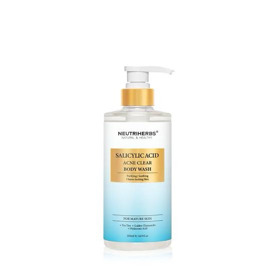 Neutriherbs salicylic acne clear body wash