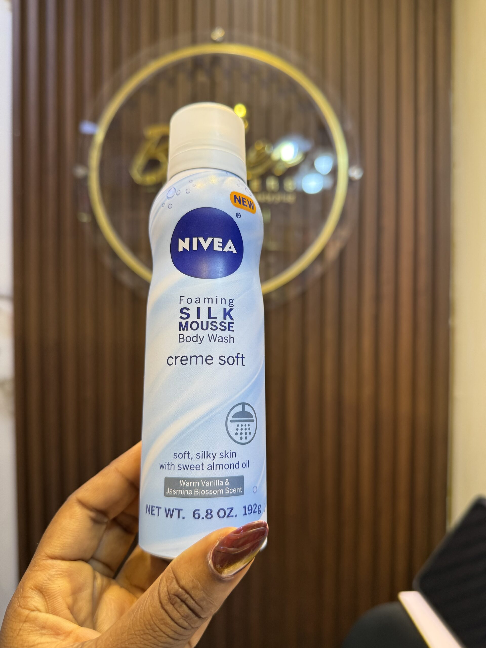 Nivea foaming silk mousse cream soft
