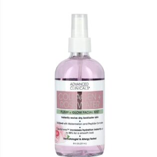 Advanced clinical collagen rose water facial mist