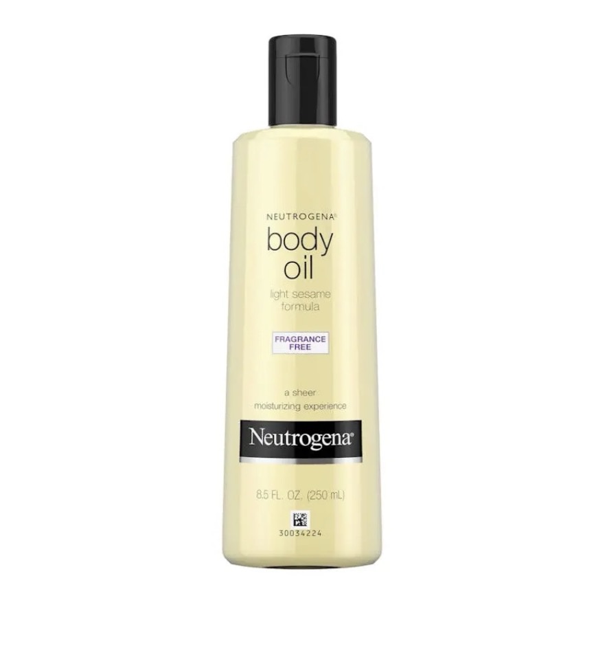 Neutrogena fragrance free body oil