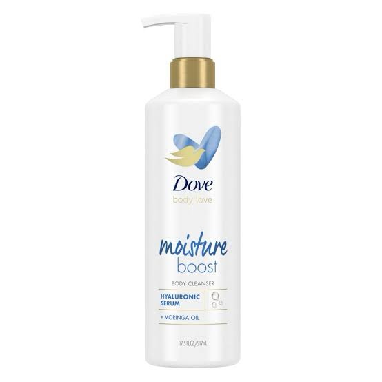 Dove moisture boost body cleanser