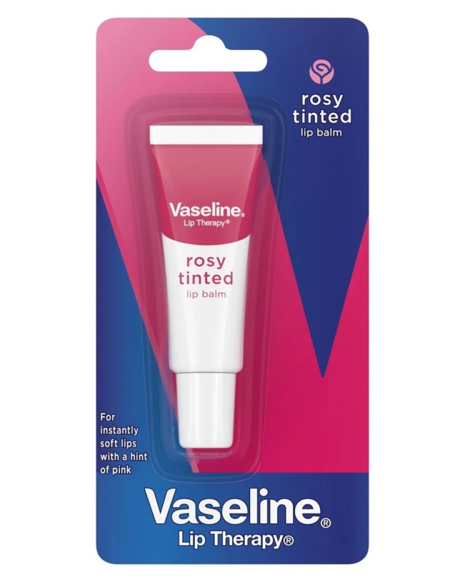 Vaseline rosy tinted lip balm