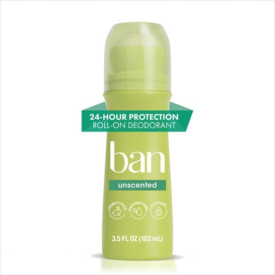 Ban unscented roll on