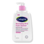 Cetaphil nourishing oil to foam cleanser