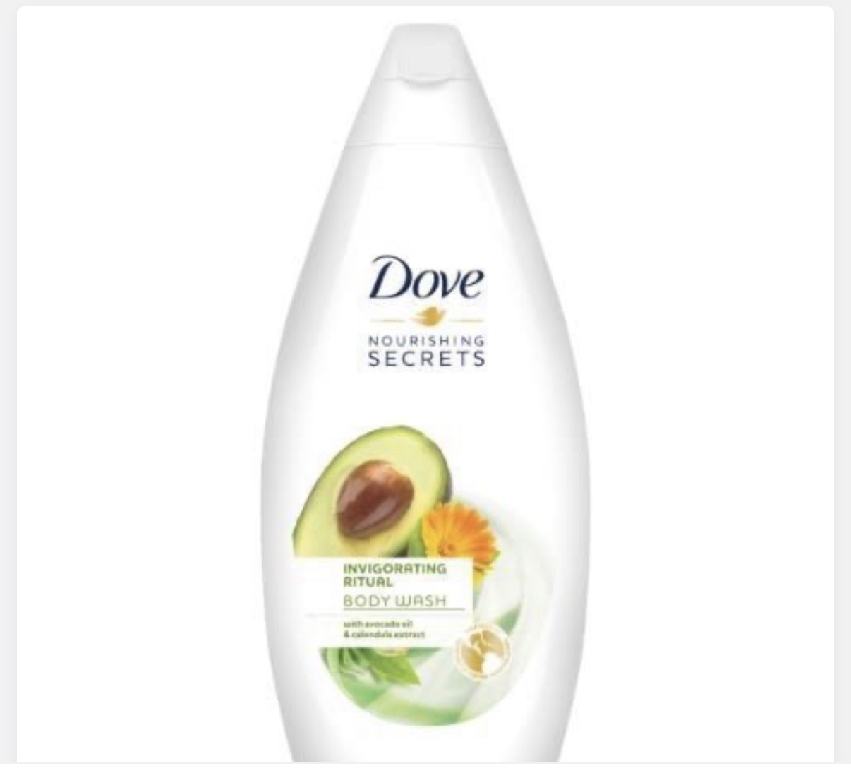 Dove invigorating ritual wash 750ml